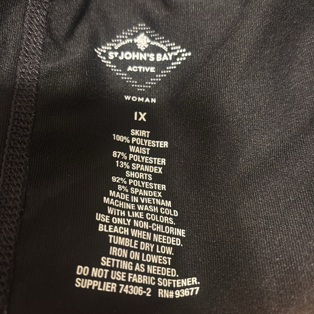 St. John’s Bay Activewear Skort size 1X - Picture 8 of 8